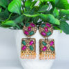 Aadiyatri Gold Plated Bridal Partywear Earrings - Image 2