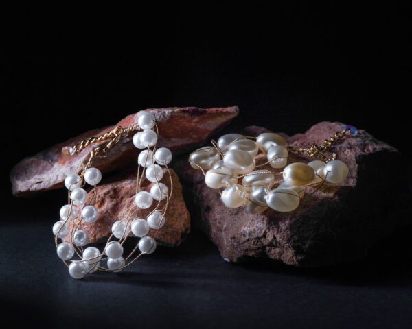 Latest Fashion Design White Pearls Bracelet – Elegant & Trendy by Elegance Jewels - Image 2