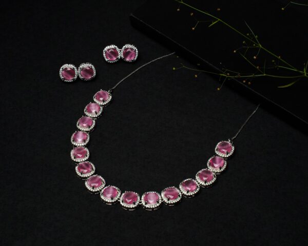 American Diamond Necklace Set